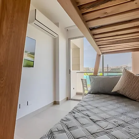 Apartamento Vista A Laguna Cristalina + 2 Alc + Parking Cartagena