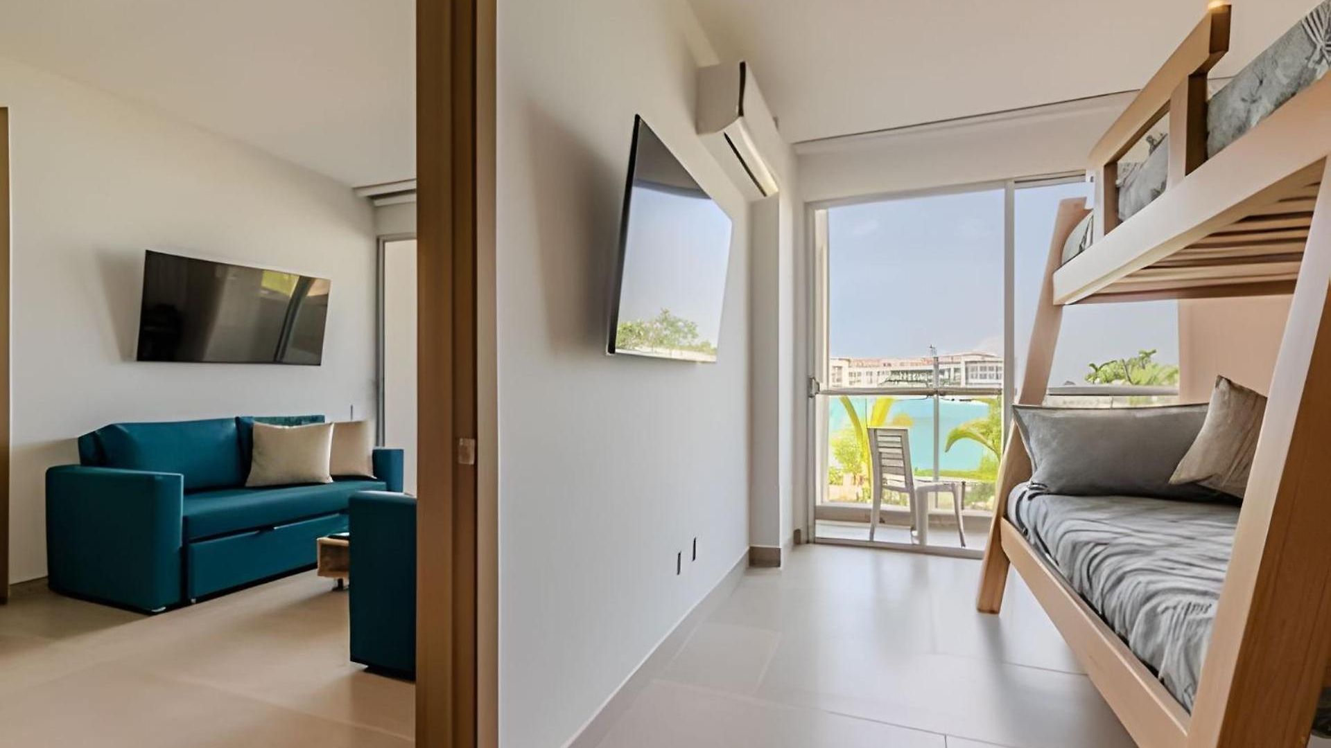 Vista A Laguna Cristalina + 2 Alc + Parking Apartamento