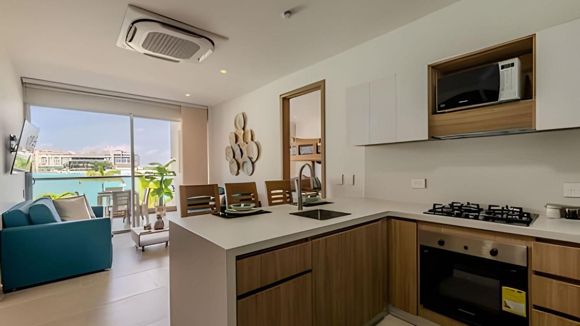 Apartamento Vista A Laguna Cristalina + 2 Alc + Parking