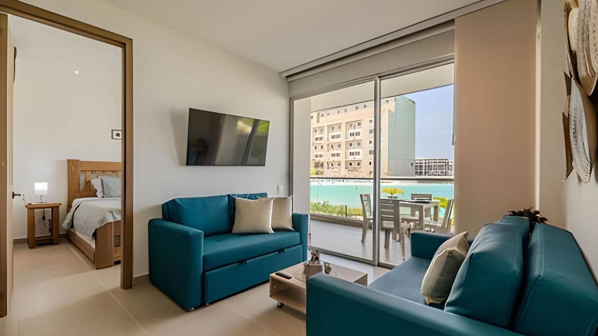 Apartamento Vista A Laguna Cristalina + 2 Alc + Parking Cartagena